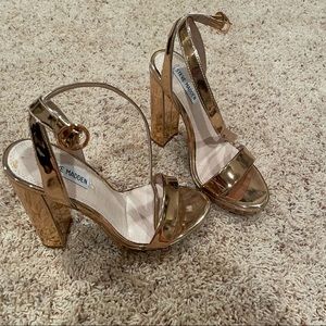 🛍SALE Steve Madden Rose Gold Heels